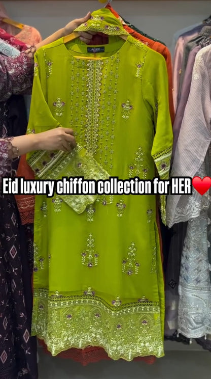 Eid Luxury Chiffion Collection For Eid 😍