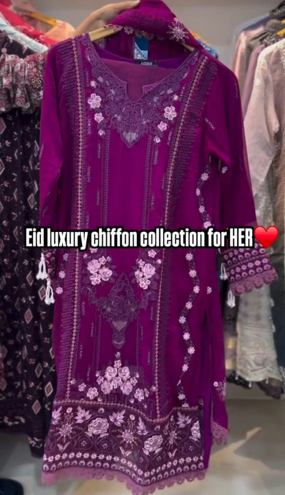 Eid Luxury Chiffion Collection For Eid 😍