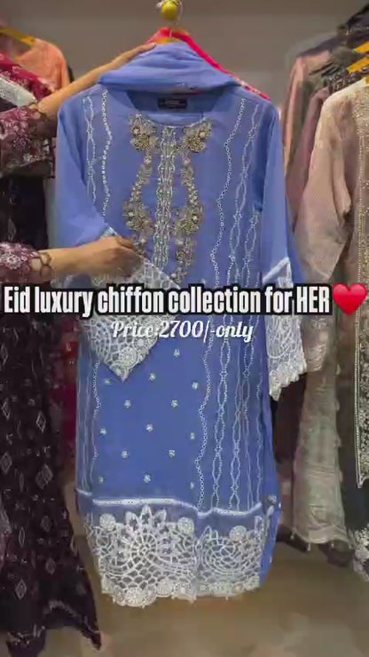 Eid Luxury Chiffion Collection For Eid 😍