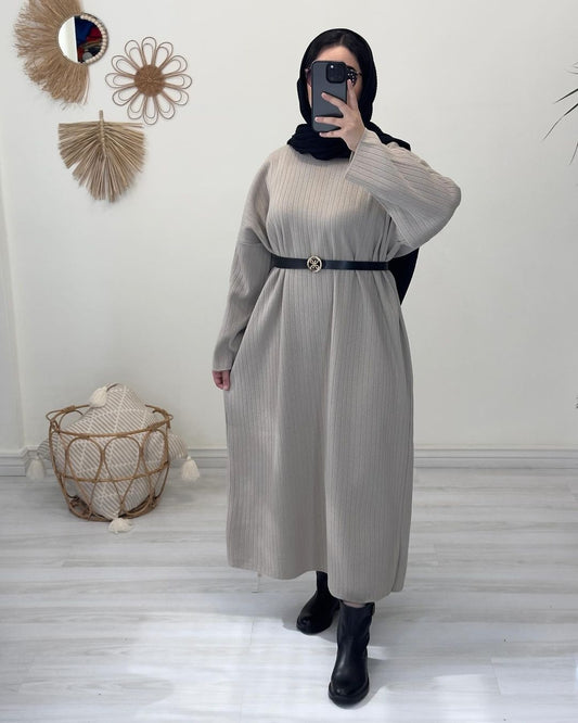 Long wool sweater with belt 🤩😍🫶