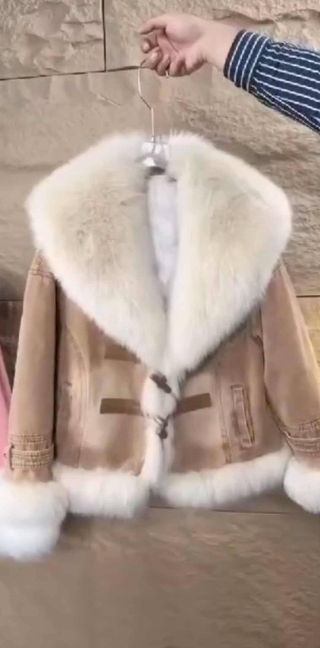 Winter collection Fur leather jacket Women❄️🧥